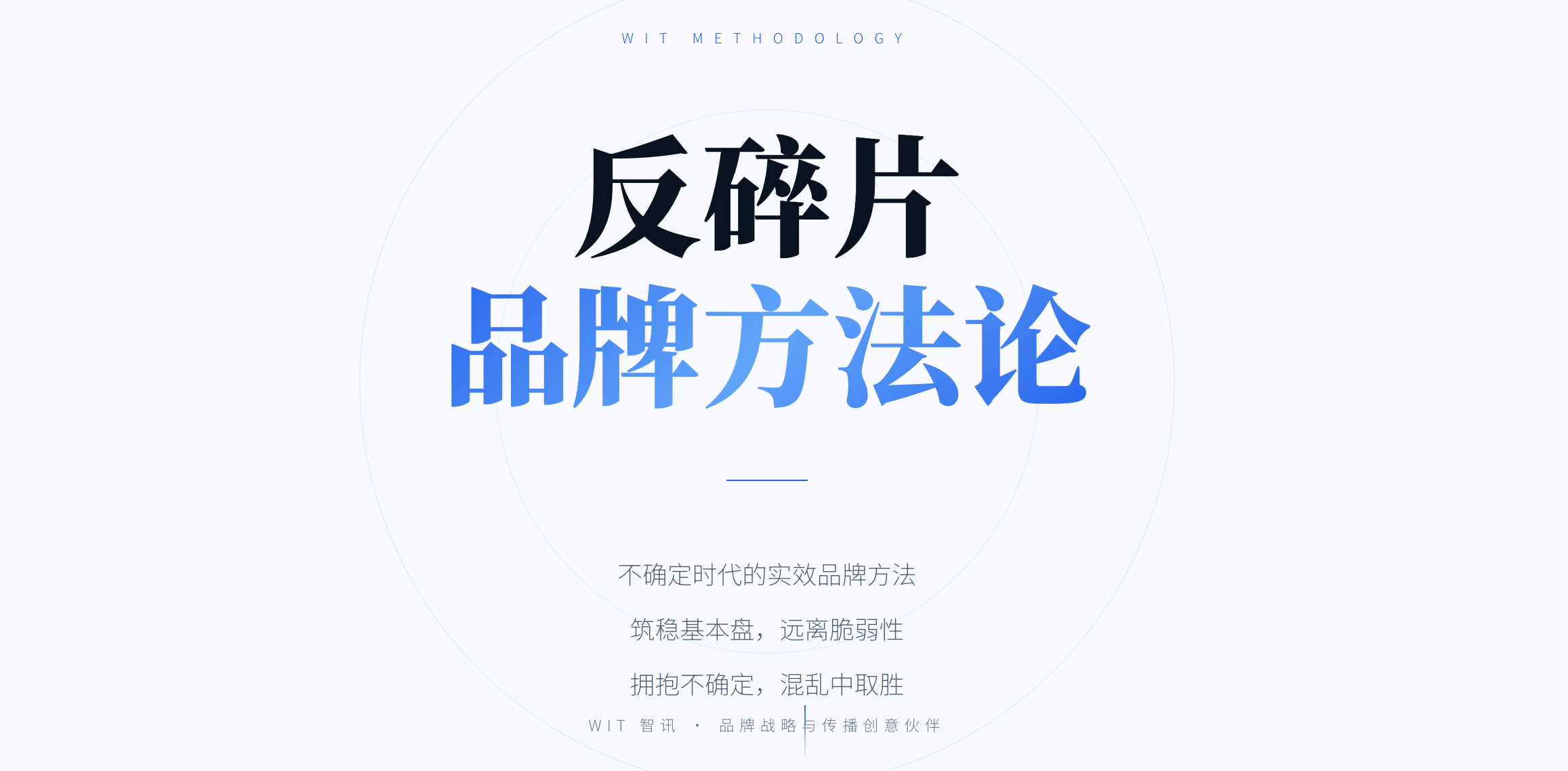 WIT反碎片品牌方法论